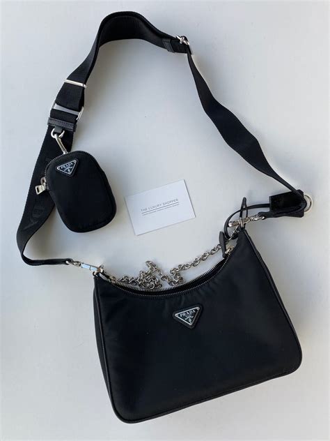 women's prada cross body bag|prada padded nylon shoulder bag.